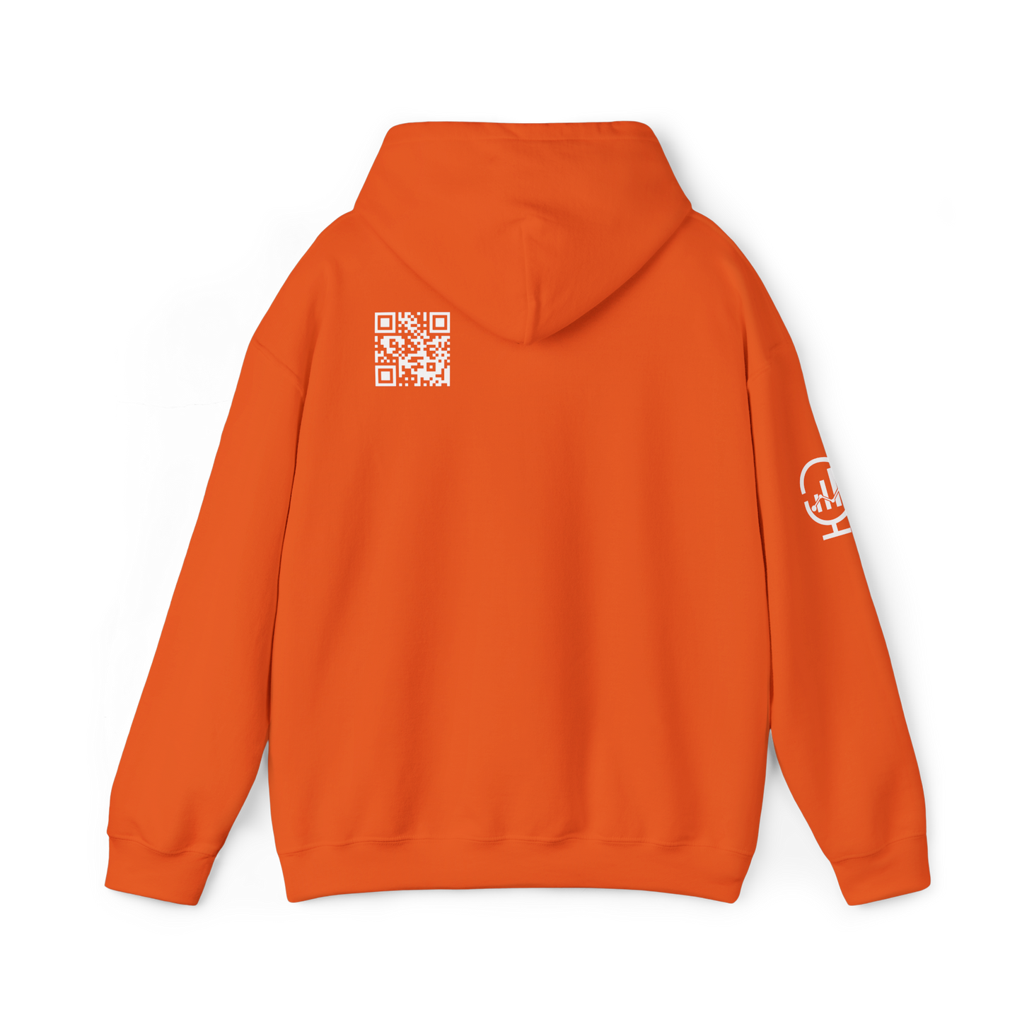 Retro Hoodie - Orange & Blue Colorway - Heavyweight