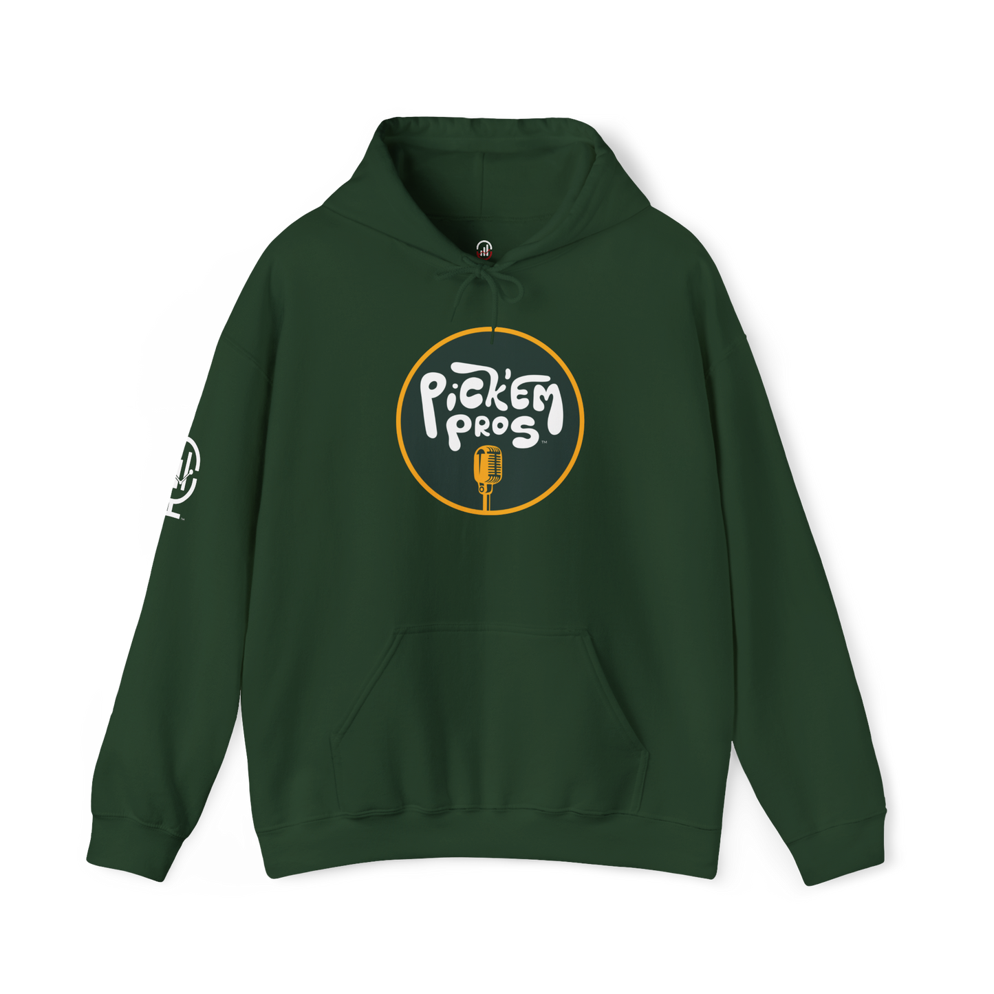 Retro Hoodie - Green & Gold Colorway - Heavyweight