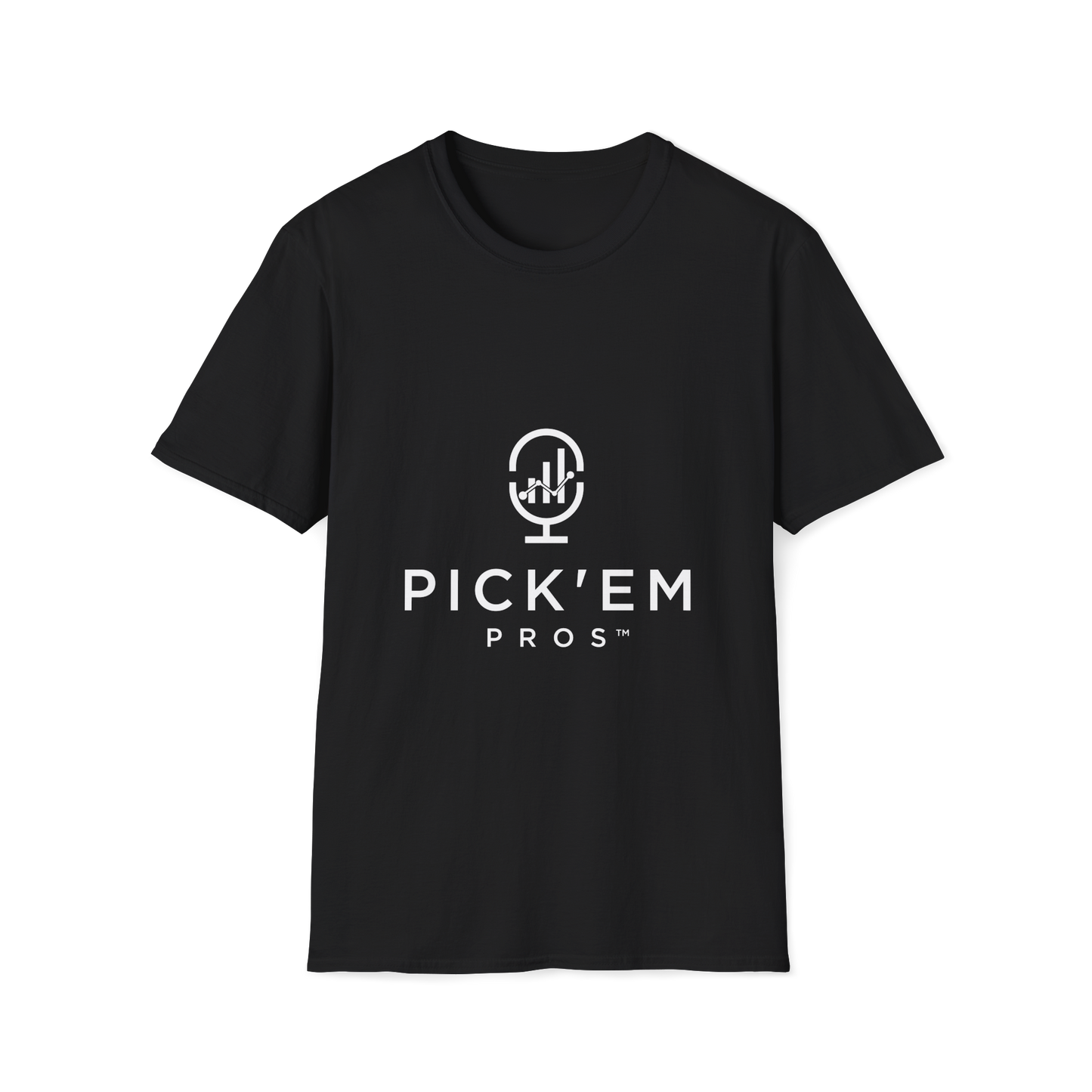 Pick’em Pros Classic Black & White Tri-Blend T-Shirt – Ultra Soft & Timeless