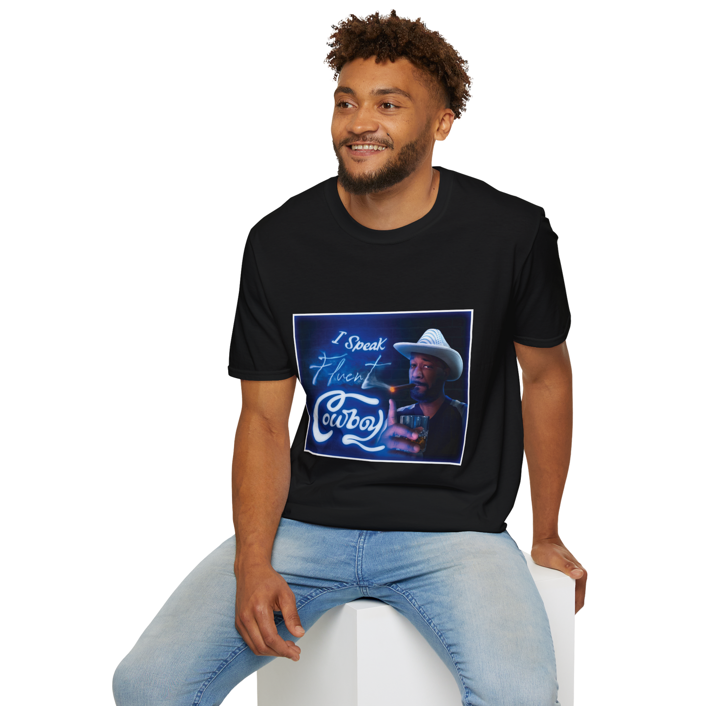 I Speak Fluent Cowboy (Border Version) T-Shirt